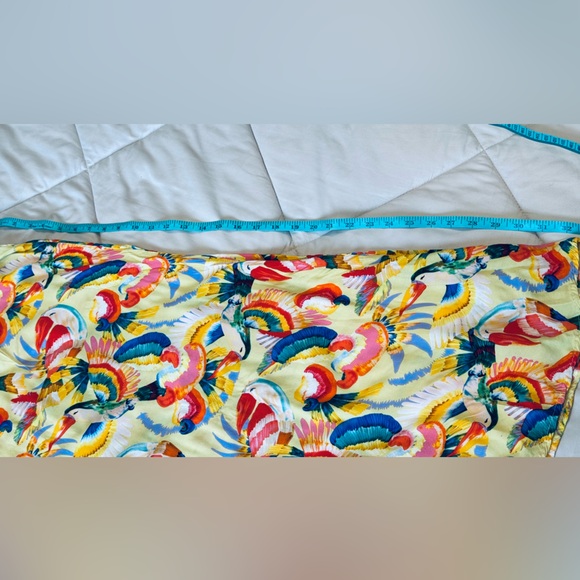Philosophy -Tropical Parrot Maxi Skirt Size M. Viscose fabric - Picture 7 of 8